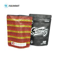 Petit sac imprimé fait sur commande de poche de preuve de l'odeur 3.5g pour le Weed de mauvaise herbe de CBD