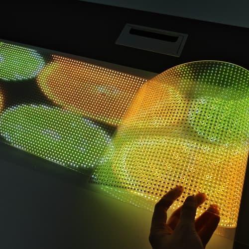 Écran d'affichage à LED à l'intérieur P6 transparent à l'écran à l'écran à l'écran à l'écran