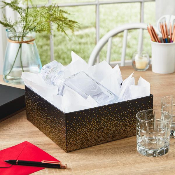 UV Coated Rigid Packaging Box Champagne Bubbles Makeup Packaging Boxes