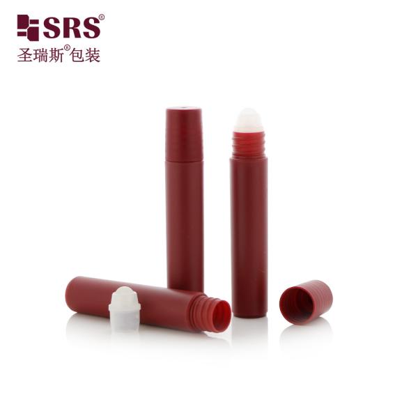 7ml Matte Frosted PP PCR Plastic Roll On Bottle For Essential Oils