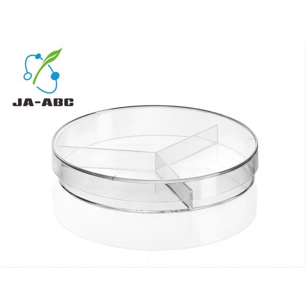 Plastique de laboratoire stérile 2 3 4 compartiments Boîte de Petri en plastique