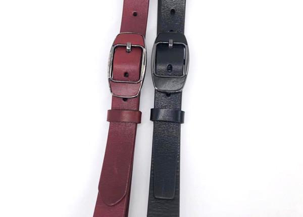 Alloy Pin Buckle 2.8cm Women's Fashion Leather Belts