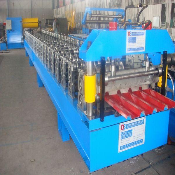 380V 50Hz High Speed Metal Roof Panel Roll Forming Machine With Hydraulic Control System