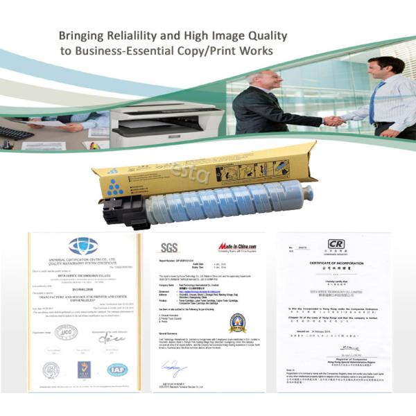 Совместимые патроны тонера Mp C3300 Cyan Ricoh для Mp C2800