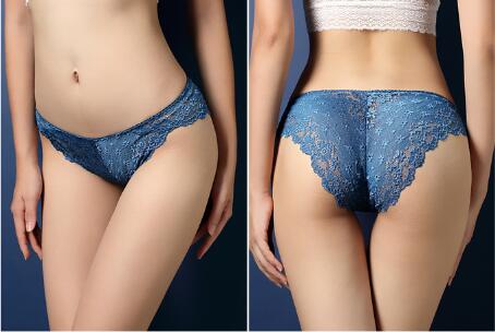 N3004 Factory Wholesale Women Luxury Sheer Lace Low Waist Underwear