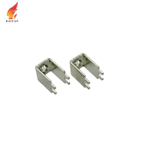 Custom Metal Stamped PCB Screw Terminal Connector For Circuit Boards