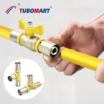 Conectores de 1 polegada Pex Press Fit para instalação sem esforço e segura