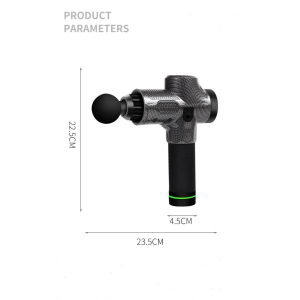 пистолет массажера мышцы глубокой ткани 24В Хандхэльд ударопрочный бесшнуровой для усталости перемещения