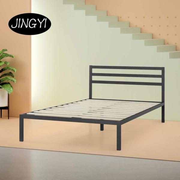 Electrostatic Powder Coating Iron Pipe Bed Frame For Bedroom Furniture