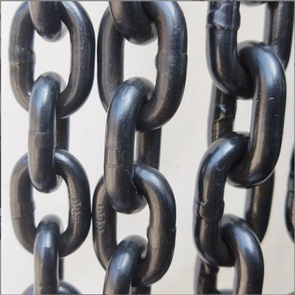 Heavy Duty Industrial Black Finishing Drop Forge Short Link Chain Steel Galvanized Round Ship Anchor Chain