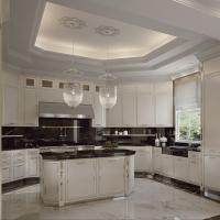 Armoire de cuisine haut de gamme avec armoire de cuisine design libre