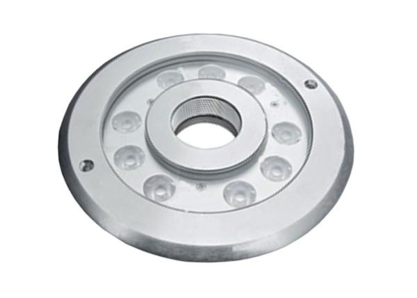 Stainless Steel LED Fountain Pool Light , IP68 Ring DMX LED Underwater Light