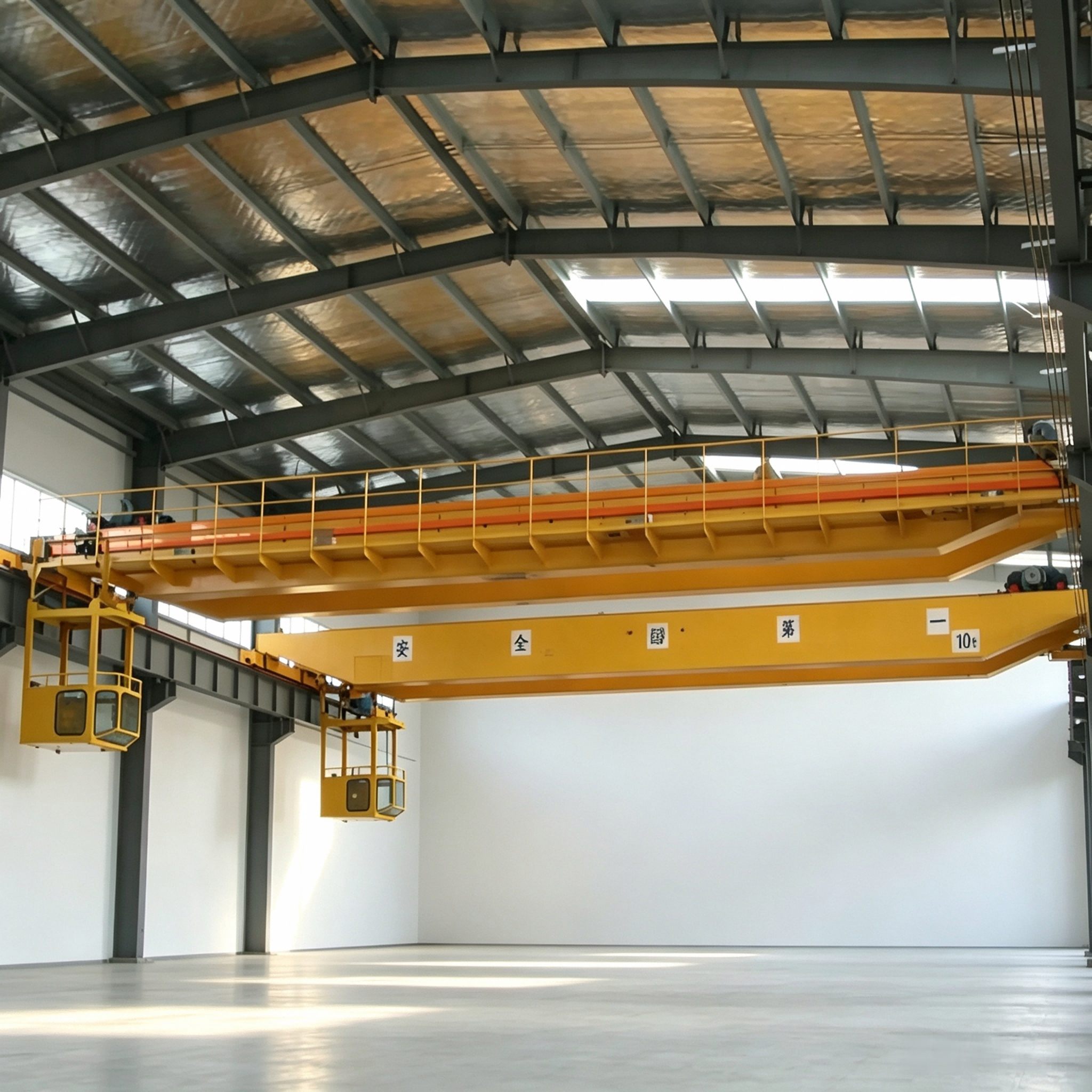 European Standard Double Girder Bridge Crane High Stability Electric Overhead Travelling Crane