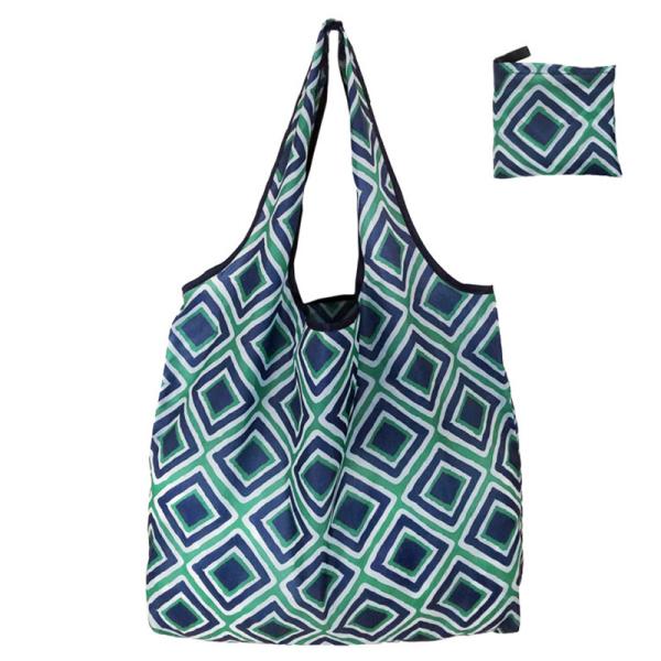 Reusable Women Tote Handbags cotton Material with zip 46cm x 39cm x 25cm