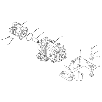 1694882 CA1694882 169-4882 10R2511 For CAT 120H 12H 135H 140H 143H 160H 163H MOTOR GRADER Hydraulic Main Pump Piston Pump PUMP ASSY PUMP GP-PISTON Aftermarket High quality Original