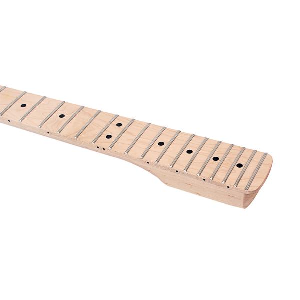 22 Frets Madeira de Maple Bass Elétrico Guitarra Pescoço Instrumentos musicais Peças