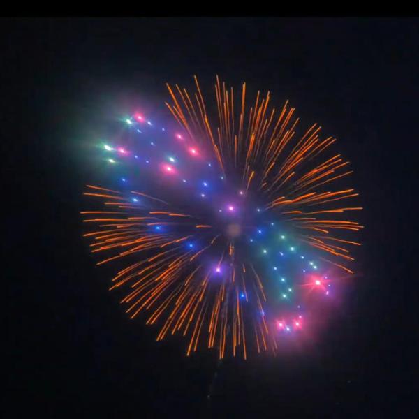 1.3g Professional Fireworks Display 2025 Mandarin Professional Pyrotechnics 3 4 5 6 8 10 Inch Display Shell Fireworks