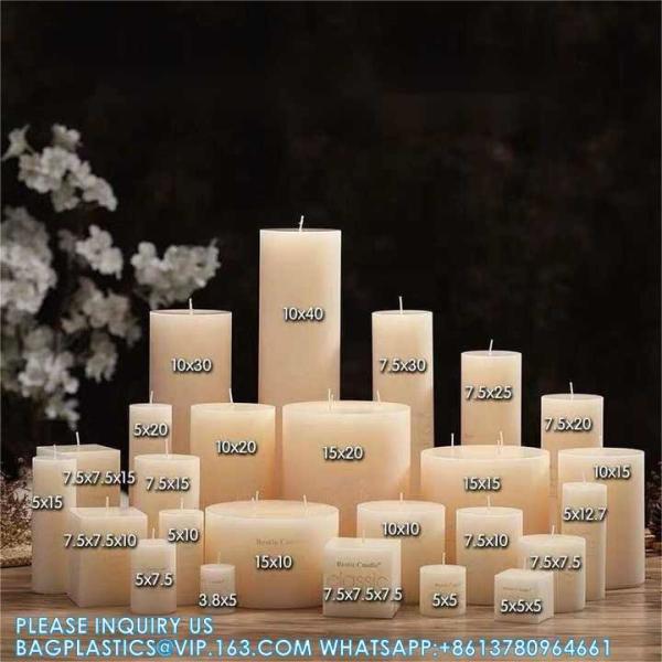 Wholesale Home Hotels Are Romantic And Tasteless Smokeless Lighting Emergency Column Wax Wedding Candlelight Dinner