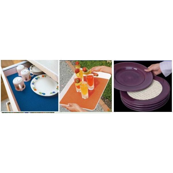 Skidproof Pvc Non Slip Mat Anti Slip Mat For Kitchen Tray And Plate Mesh Bags Plastic Fabric