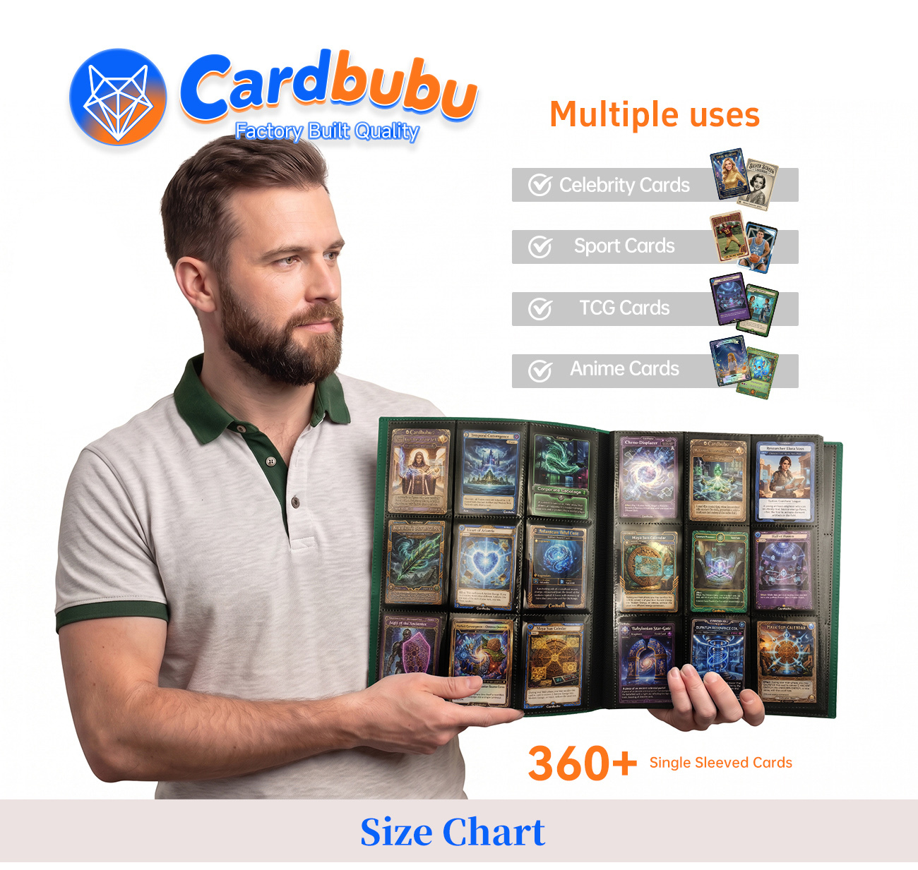 Protection TCG Card Binder PT CG Eurogame Custom Card Binder Mtg Binder