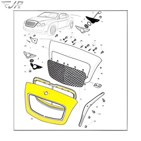 100% протестирован 3w0 853 651 Подходит для решетки радиатора Bentley