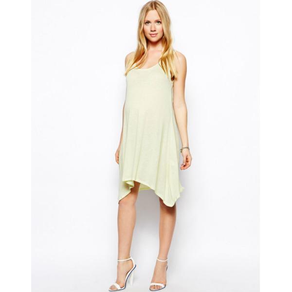 No sleeve and light weight western maternity dresses for hot summer