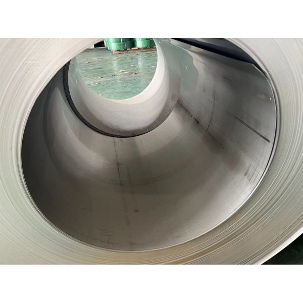 PE Film and Interleaved Paper Stainless Steel 321 430 904L Strip 500mm Width Mill Test Coil Cutting Welding Bending Options