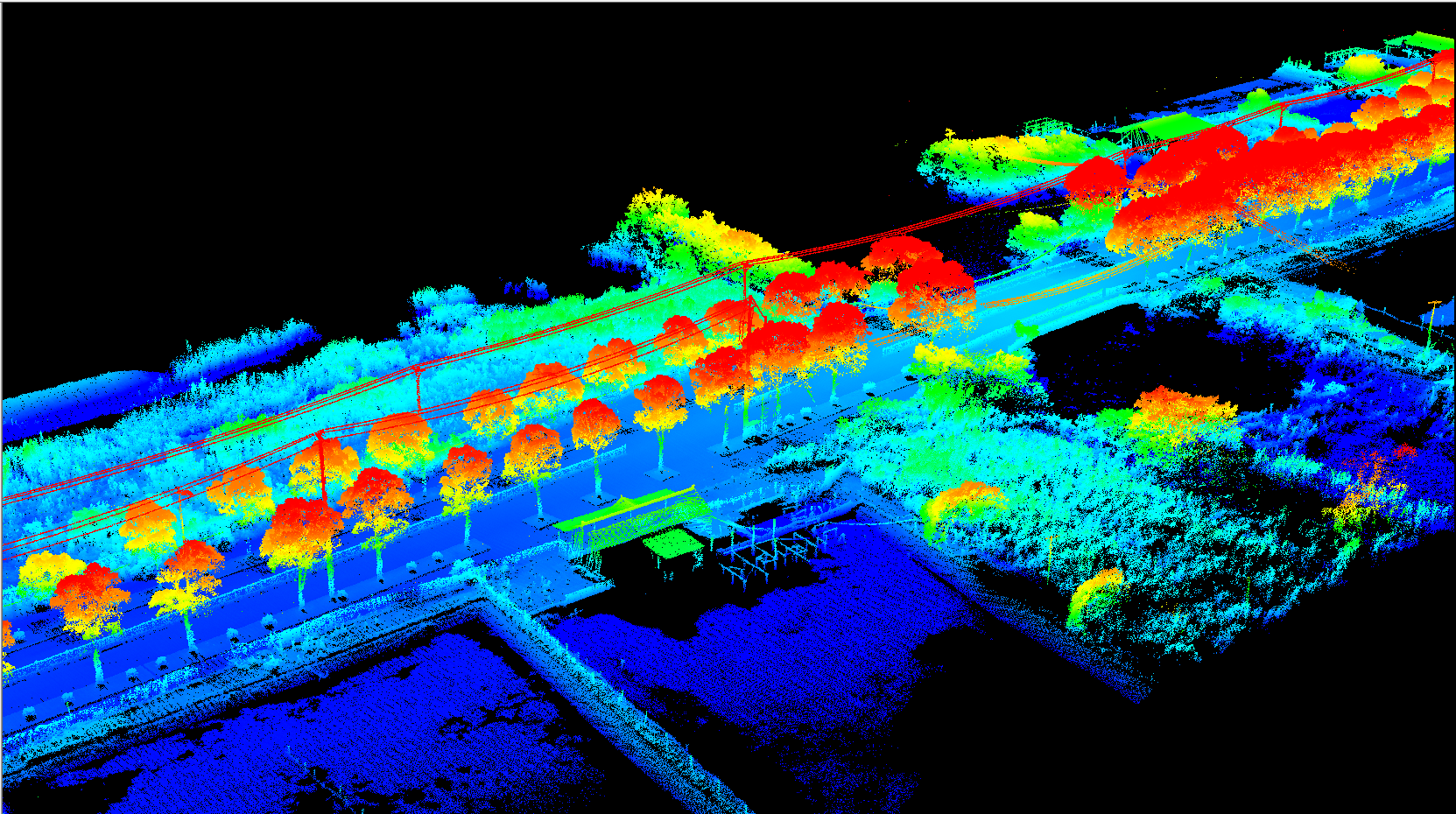Система сканирования Geosun gAirHawk Sesries GS-130X LiDAR Датчик Hesai XT32 Сильное проникновение 360 градусов Fov