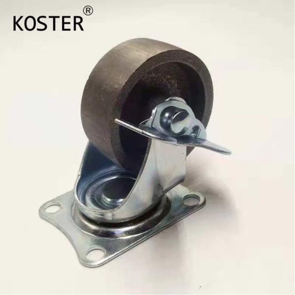 12*8,2mm Distância de buraco PU/PVC Industrial Roda de rolamentos pesados 2 polegadas/3 polegadas/4 polegadas