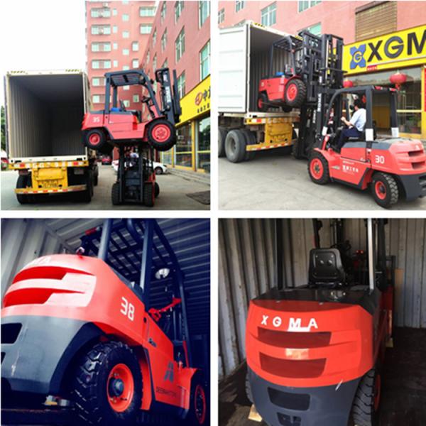 Counterbalance 4WD 3.5 Ton Diesel Forklift Truck Material Handling Equipment