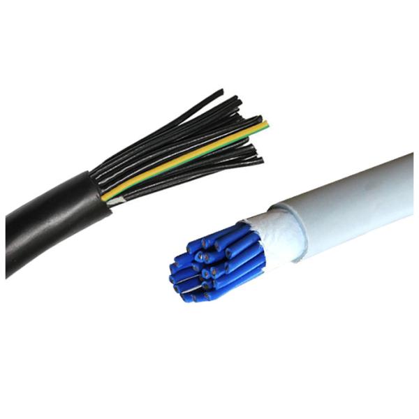 PVC Insulated PVC Sheathed Shielded Control Cable With Yellow - Green Earth Wire