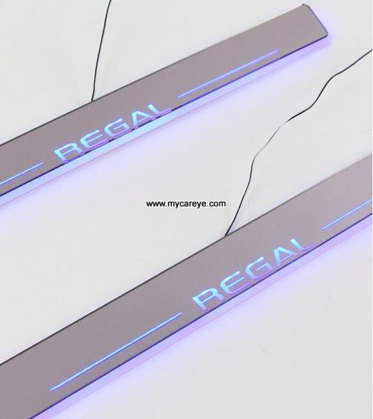 Buick Regal auto door safety lights led moving specail scuff light for car