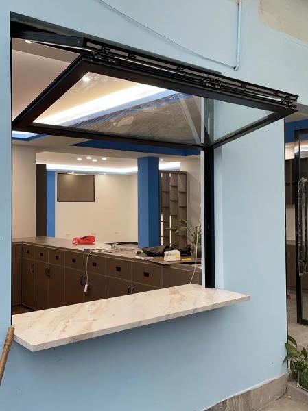 Server Room Heat Rejection Folding Windows - Active Cooling Fins