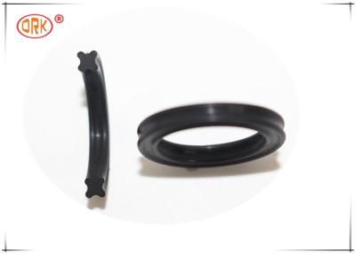 X Shape Section Fuel Resistance Black and Blue NBR Rubber Quad Ring