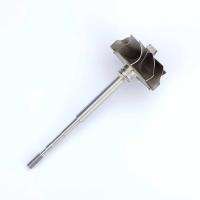 MS-TECH Turbo K26/K27 Tourbine Arbre de roue Ind 64,4 mm Exd 54,55 mm Lames 9 longueur 145,5 mm