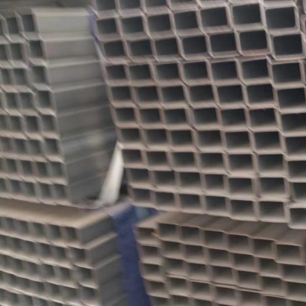 Hot Rolled Cold Rolled Galvanized Square Tube Manufacturers Customized Length Gi Rectangular Pipe