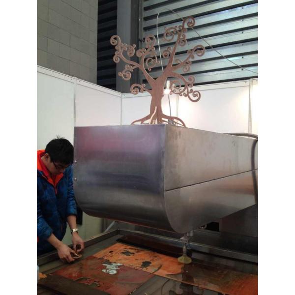 factory price water jet cutting machine with imported direct drive pump on sale
