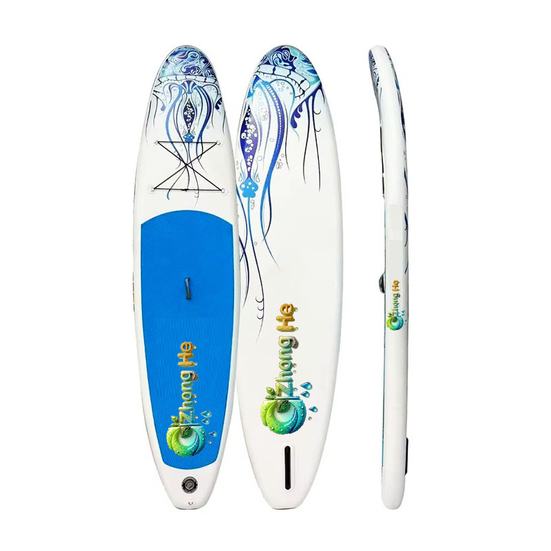 sup Cross-border Ready-to-Ship PVC Inflatable SUP Paddleboard-Portable Stand-Up Paddleboard for Water Yoga Paddling