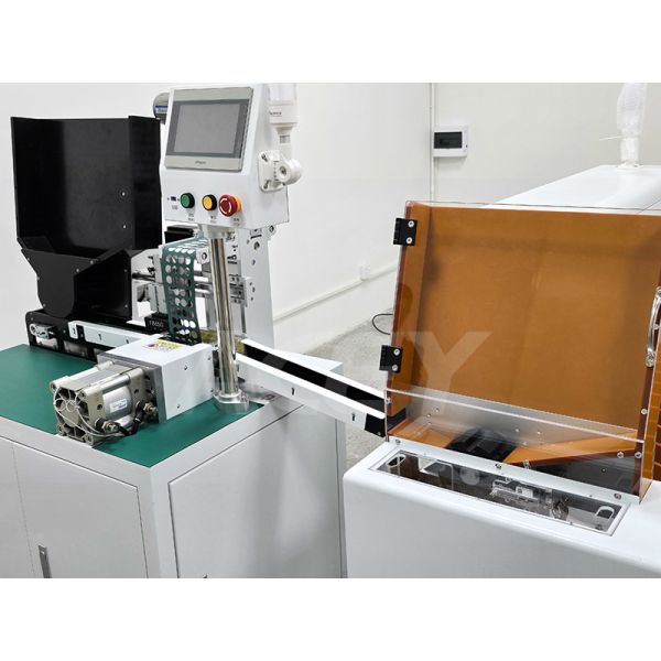 2 In 1 Cylindrical Battery Sorting And Fish Paper Pasting Machine