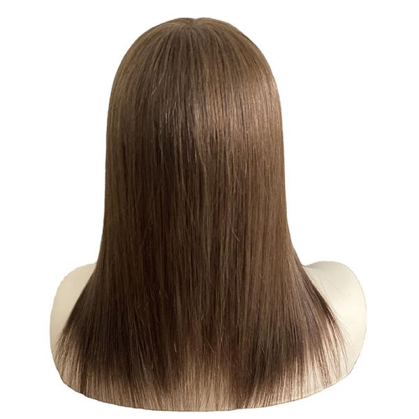 European Hair Pieces for Women Integration Natural Black/Dark Brown/Mocca Brown Hair