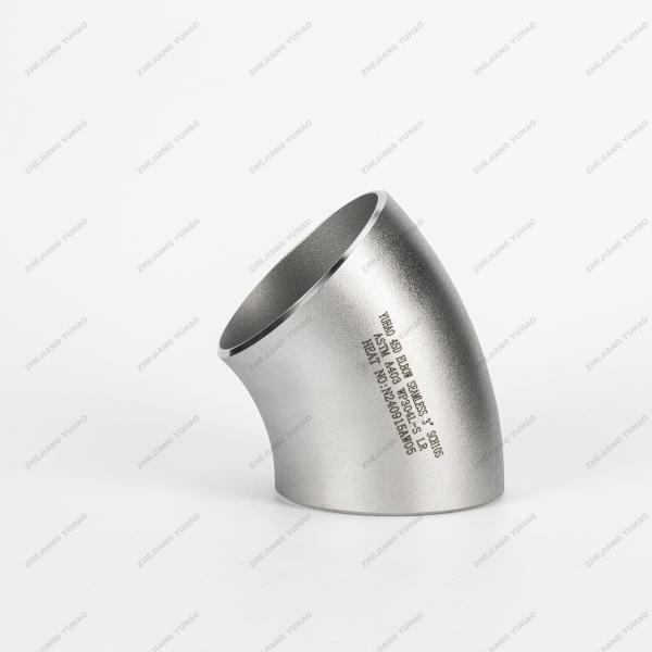 SCH20s-SCH160s Stainless Steel Butt Weld Pipe Fittings DN15-DN900 45 Degree Elbow