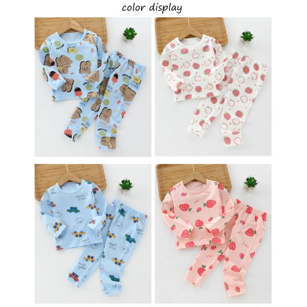 Children's Round Neck Cute Two Piece Sets Long Sleeved 90cm-160cm