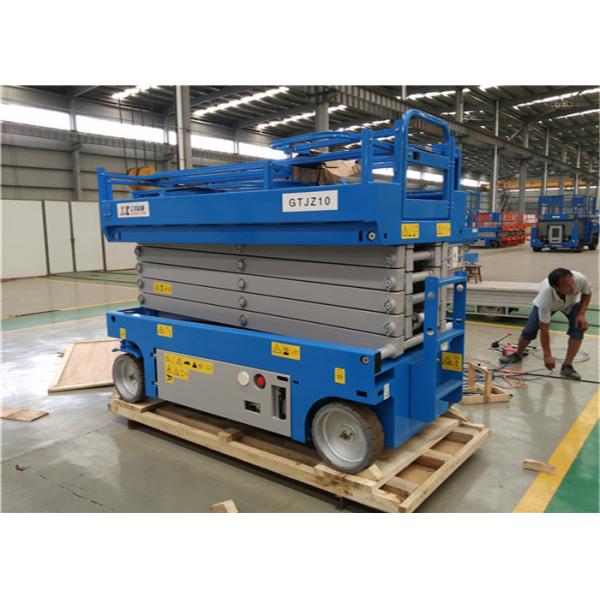 Customized Self Propelled Scissor Lift Widely Application 2100KG Weight