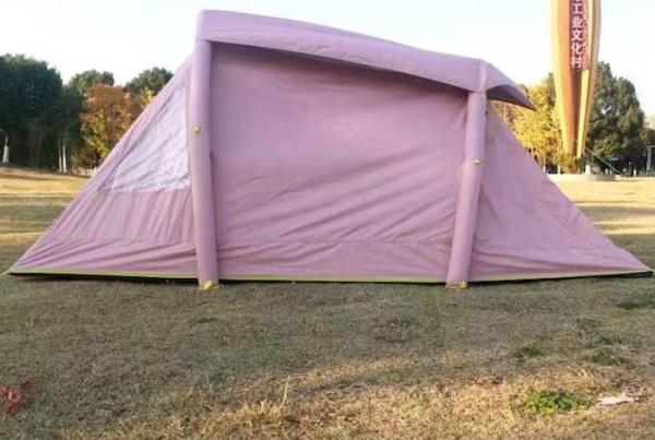 PU 3000 Tendas de campo infláveis para o exterior 190T 2 pessoas Tenda de acampamento inflável