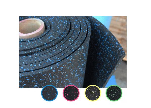 Accessories For Gym Fitness Use , Shock Absorbing Noise Reduction Rubber Flooring