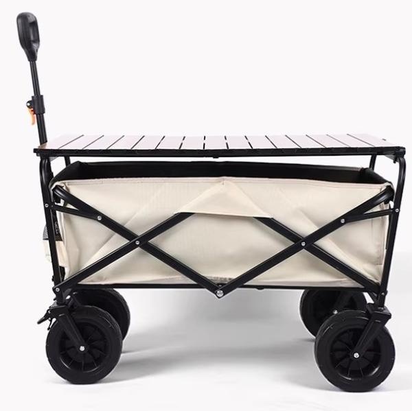 Iron Collapsible Foldable Garden Trolley High Strength For Transport Tools