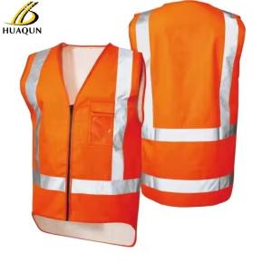Strip Mesh Fabric Construction Security Safety Reflective Vest