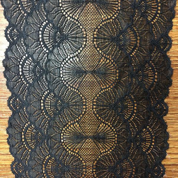 18 CM Wide  Underwear  Lace Border Strench lace edge in Black color