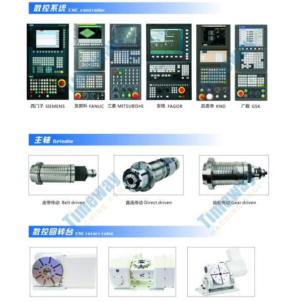 500mm Spindle Travel VMC550 3-axis Linear Rail Vertical Machining Center CNC Machine