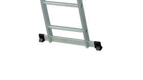 3 Sections Aluminum Extension Ladder Multi Use 3x6 Aluminium Step Ladder